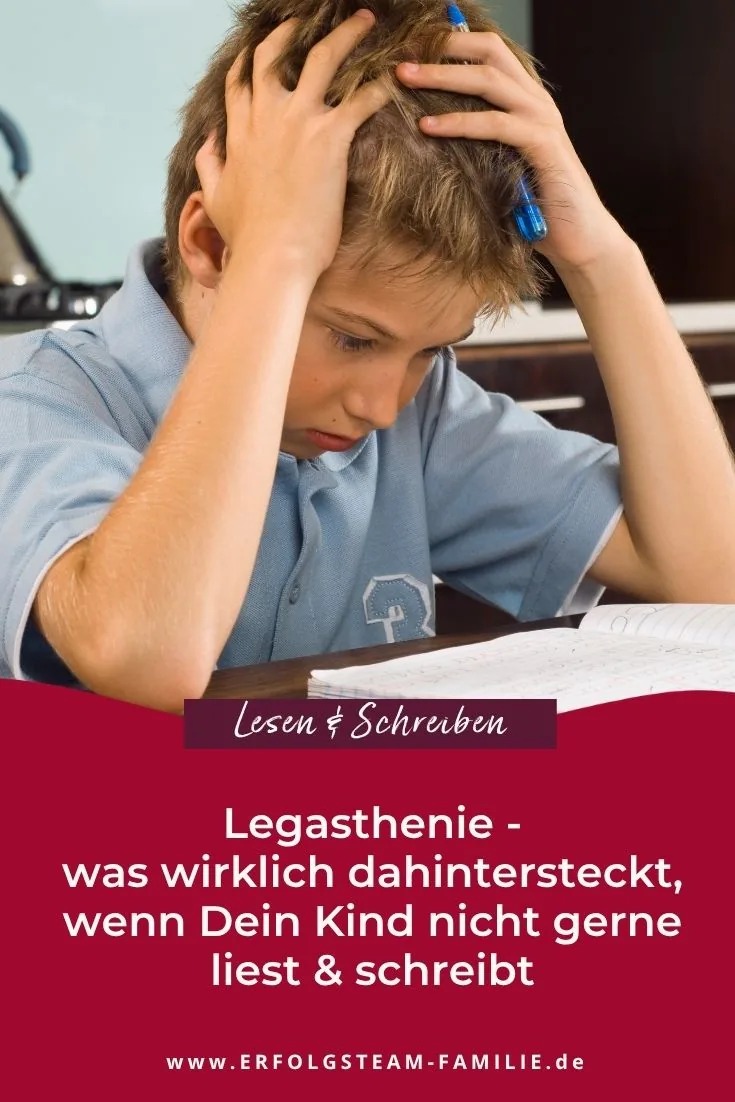 Blogartikel „Legasthenie – Was wirklich dahintersteckt, wenn dein Kind nicht gerne liest und schreibt“, Erfolgsteam Familie